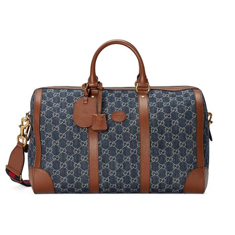 gucci blue duffle bag|Gucci duffle bag outlet.